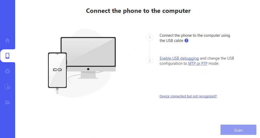 connect your phone to the computer