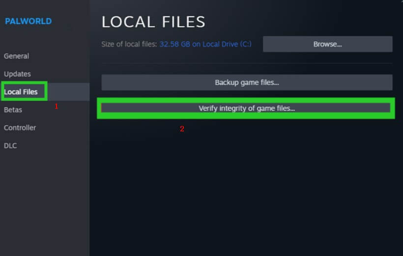 verify integrity of game files