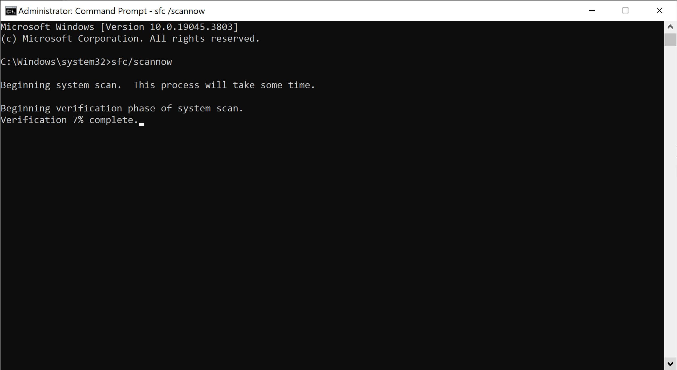 sfc scan to fix hypervisor error windows 11