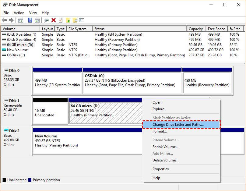 fix m.2 not showing up in disk management