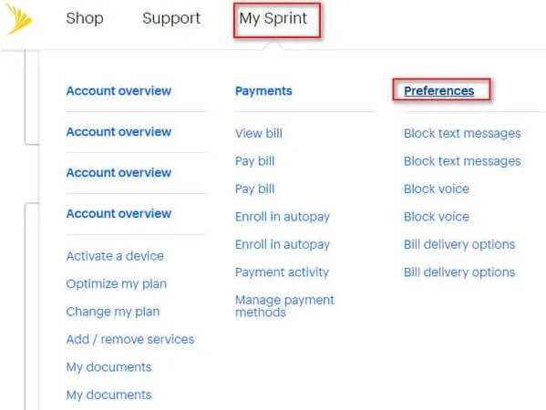 my sprint