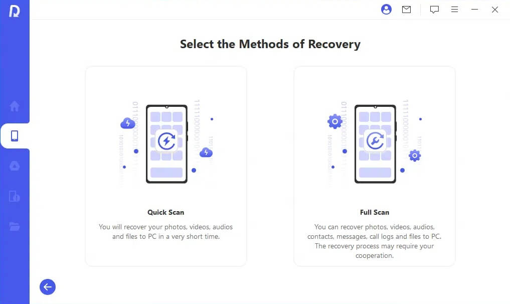 select full scan option
