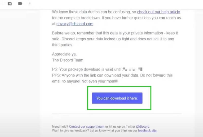 download discord data package