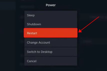 restart emudeck