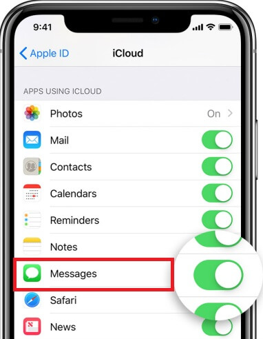 select conversations to recover