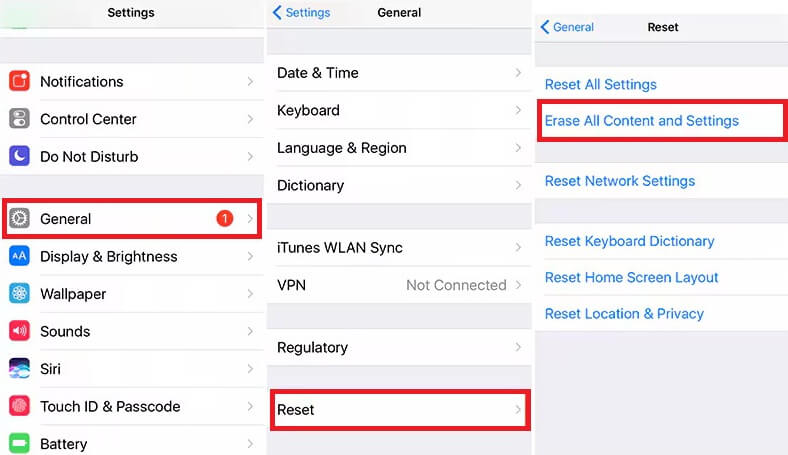 select from restore icloud backup