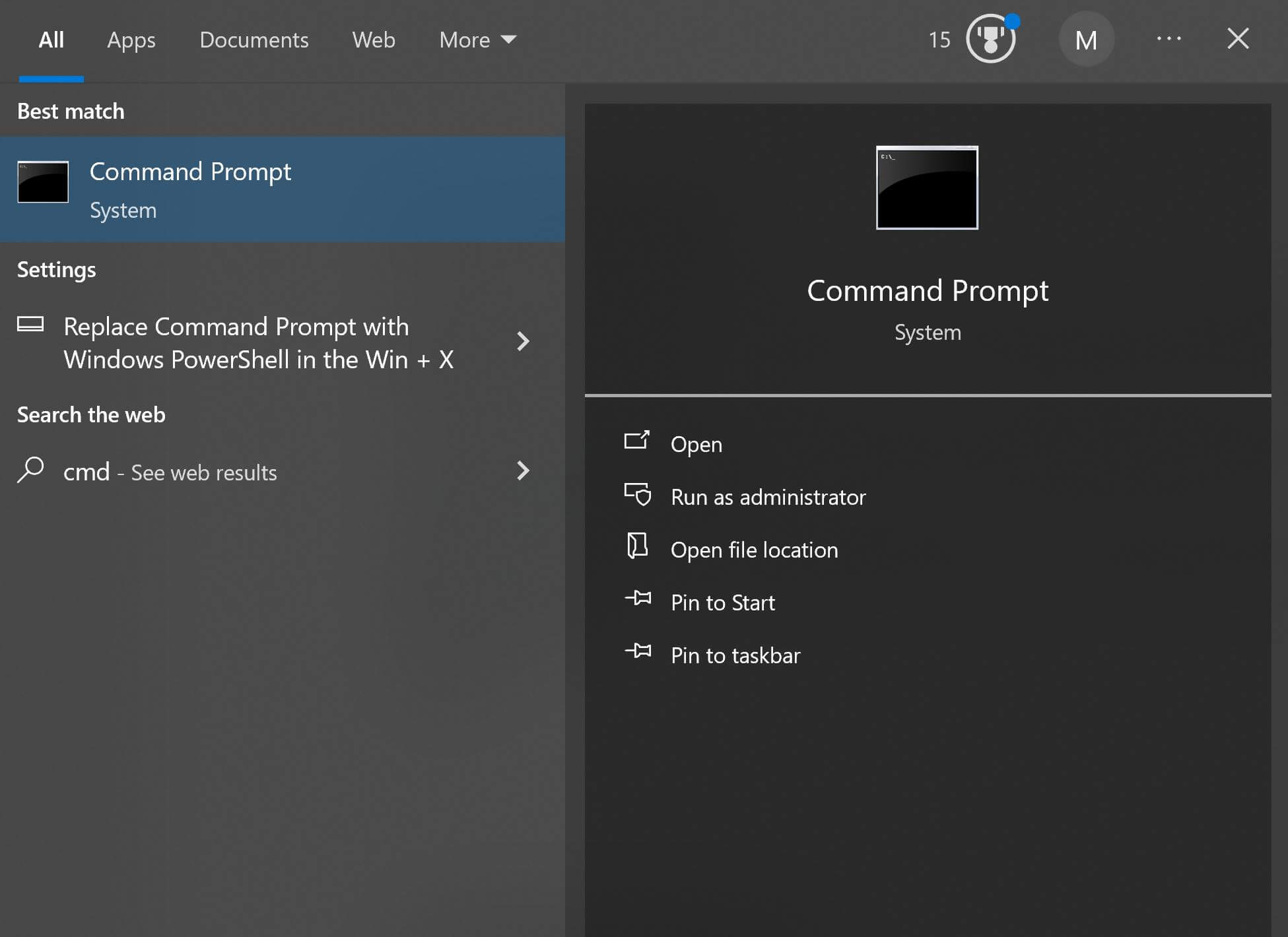 command prompt