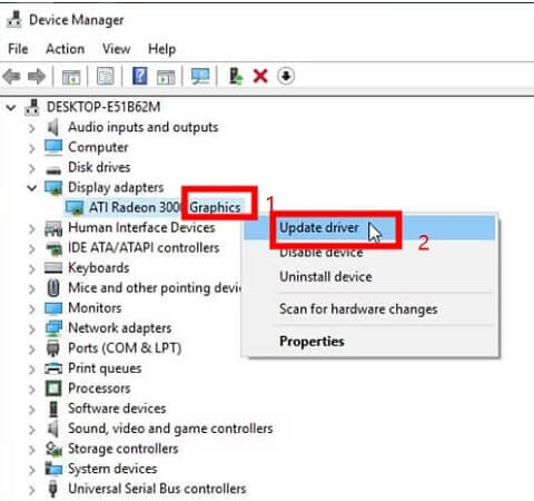 update graphic drivers