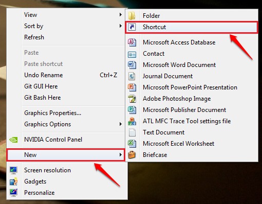 window new shortcut
