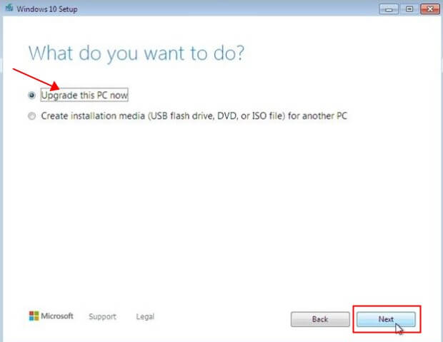 windows 10 upgrade