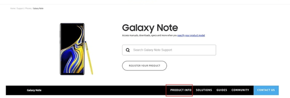 click product info