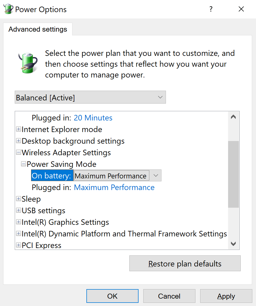driver state power failure