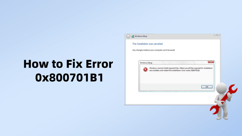 error 0x800701b1