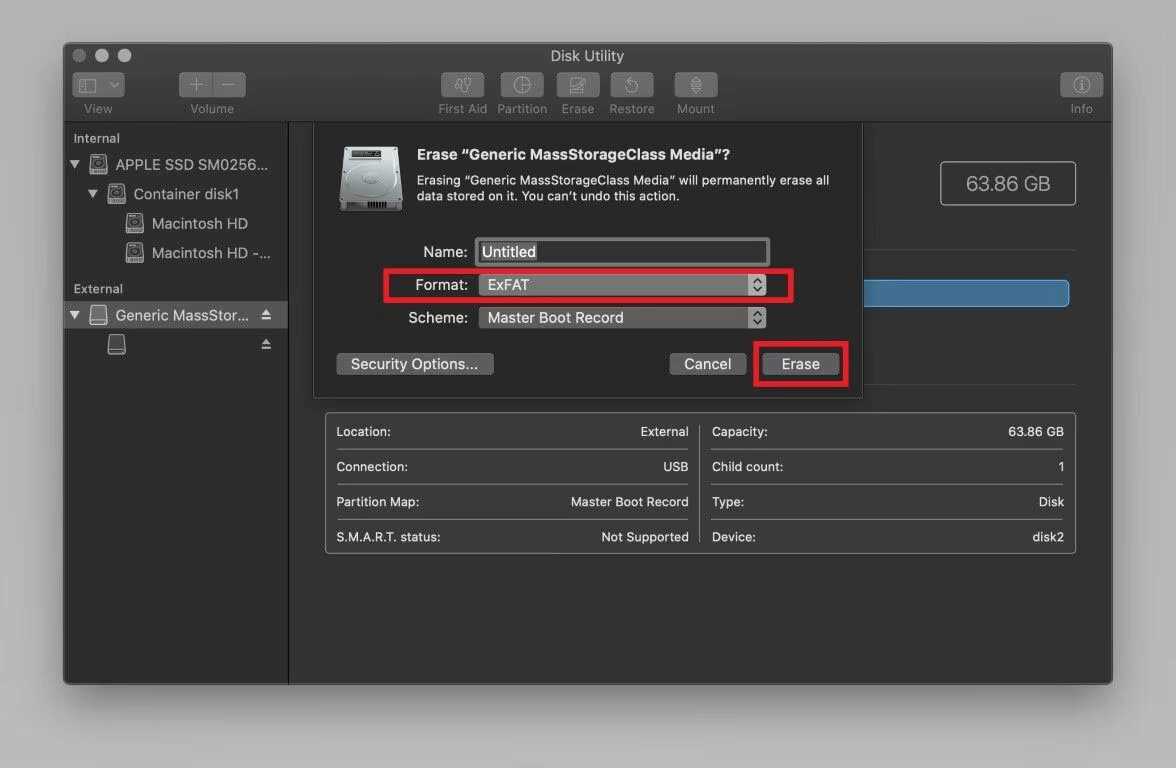 gopro sd card formatting