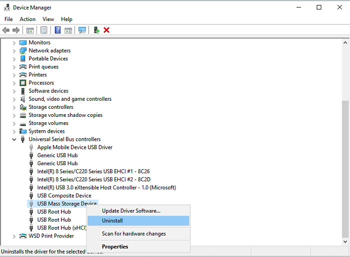 Re-install Disk Drivers
