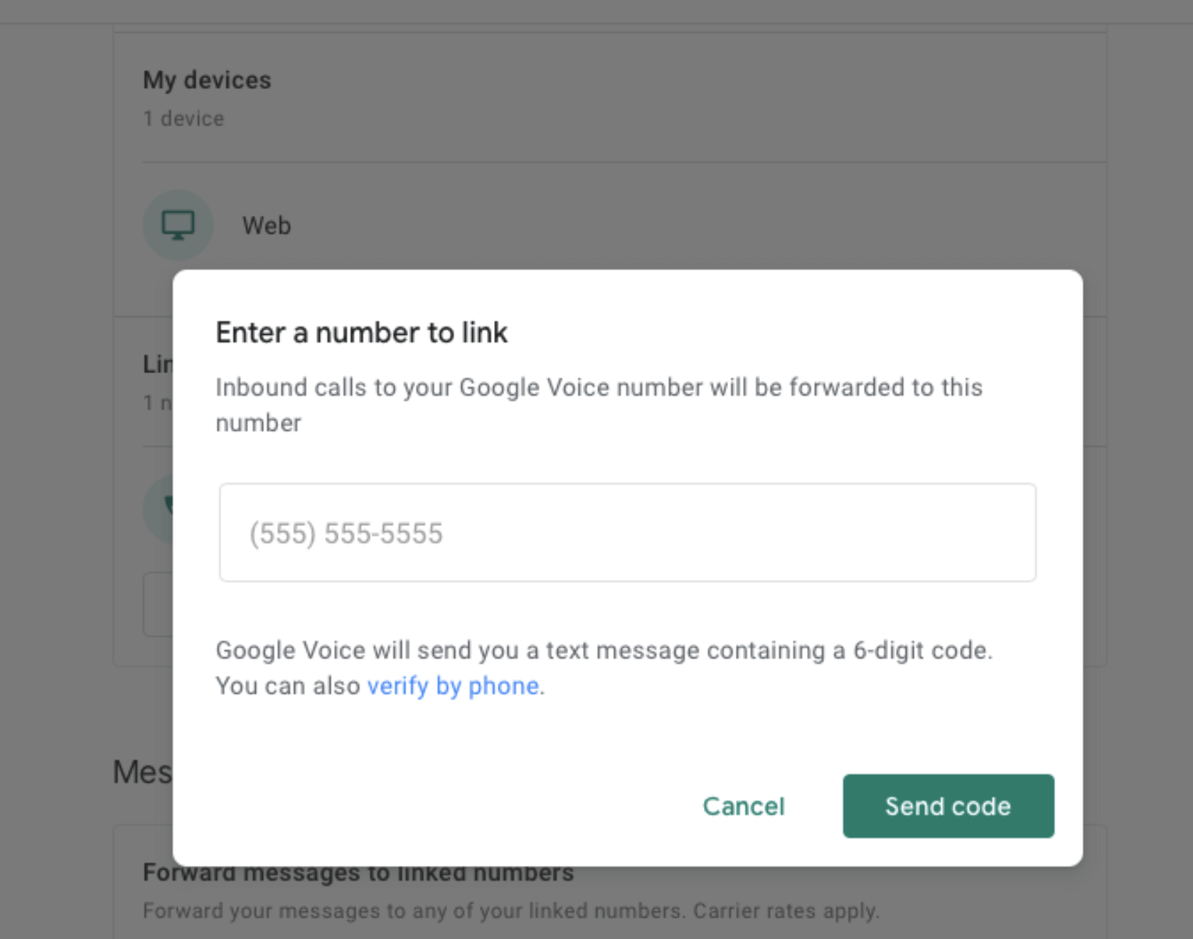 how to recover google voice number