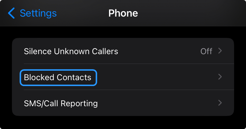 retrieve blocked messages iphone