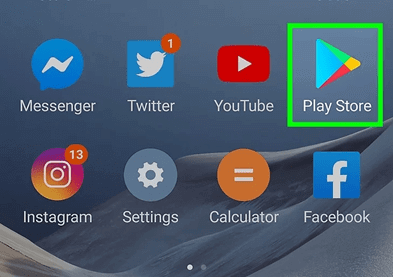 open google play store