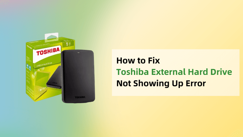my toshiba external hard drive is not recognized on mac