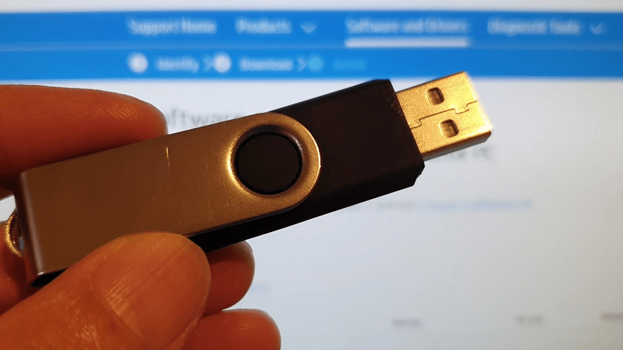 update bios through usb drive