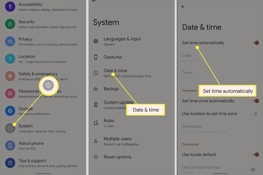 delete whatsapp messages by changing date and time