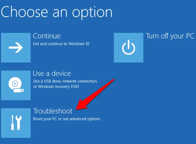 window troubleshoot